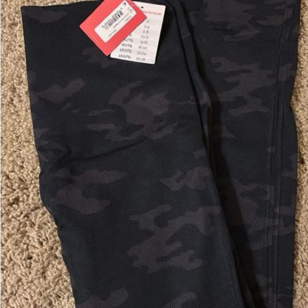 SPANX Black Camo Leggings